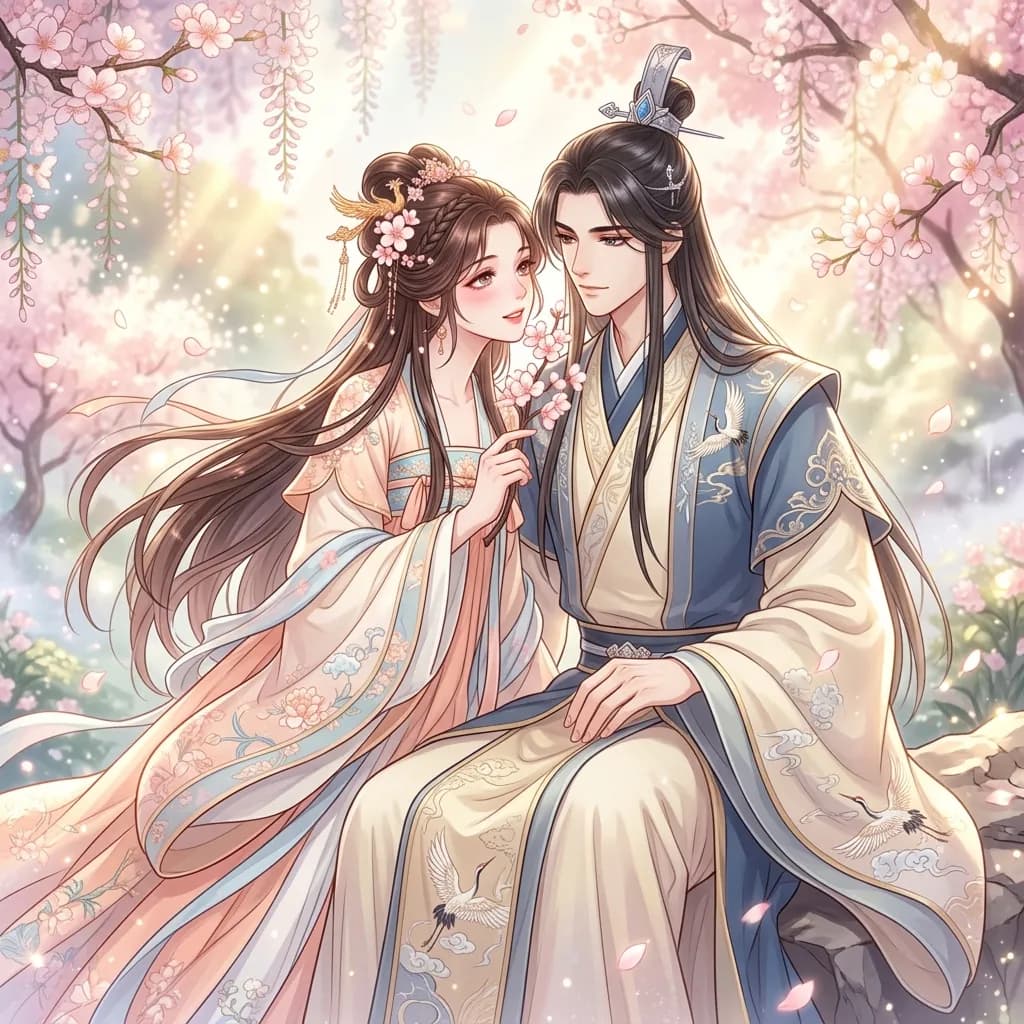 Manhua style cover made with the Mankai AI manhua generator